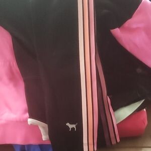 PINK Victoria's Secret Black and White Track Pants
